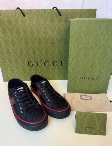 Gucci - Tennis Model Old Logo on display Round tip -, Kleding | Heren, Schoenen, Nieuw