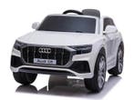 Audi Q8 Quattro S-line, 12 volt elektrische kinderauto met E, Ophalen of Verzenden