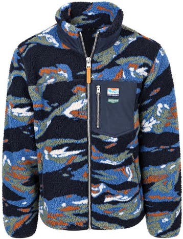 Superdry Jack Terrain Fleece Navy maat Maat 48/50 (M) Heren, Verzenden