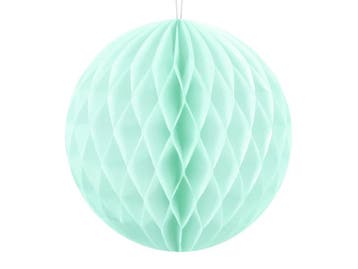 Honeycomb Bal Mintgroen 10cm, Verzenden