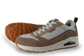 Skechers Sneakers in maat 45 Beige, Kleding | Heren, Schoenen, Overige kleuren, Verzenden, Zo goed als nieuw, Skechers