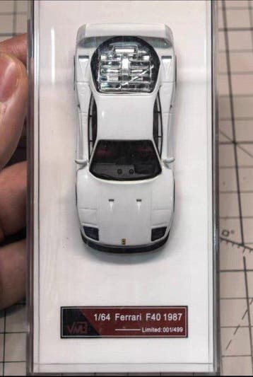 VMB 1:64 - Voiture de sport miniature - Ferrari F40 1987 -