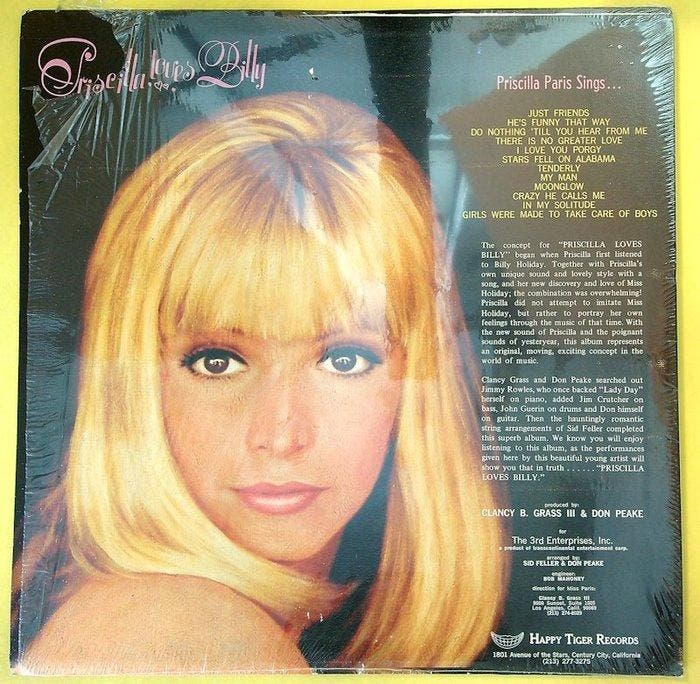 Priscilla Paris - Priscilla Loves Billy (USA 1969 1st, Cd's en Dvd's, Vinyl Singles
