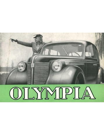 1949 OPEL OLYMPIA BROCHURE NEDERLANDS, Nieuw