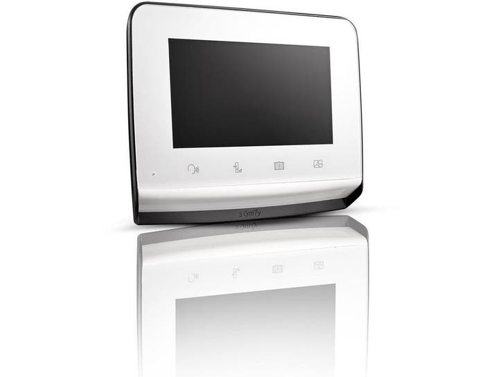 Somfy 1870997 - Binnenmonitor - 7 inch kleurenscherm - Wit, Maison & Meubles, Sonnettes, Envoi