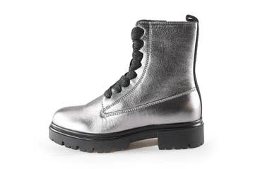 Muyters Veterboots Meisjes in maat 30 Zilver, Verzenden, Jongen of Meisje, Schoenen, Nieuw