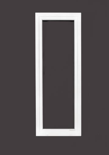 PVC draaikiep b80xh215 cm Wit, Ophalen of Verzenden, Gevelraam of Ruit