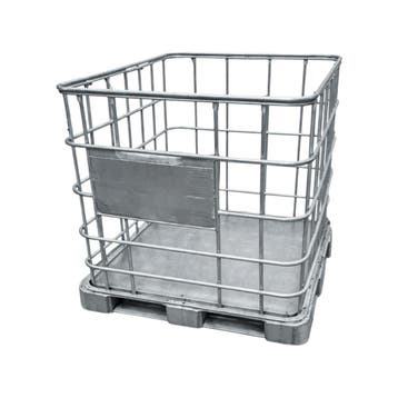 IBC kooi ijzeren pallet IBC013, Tuin en Terras, Zo goed als nieuw