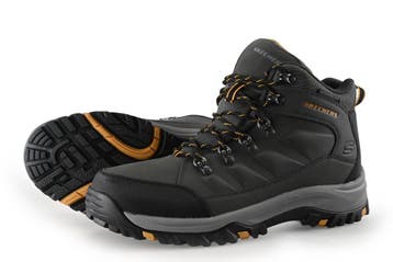 Skechers Veterboots in maat 45 Grijs, Kleding | Heren, Schoenen, Overige kleuren, Verzenden, Boots, Zo goed als nieuw