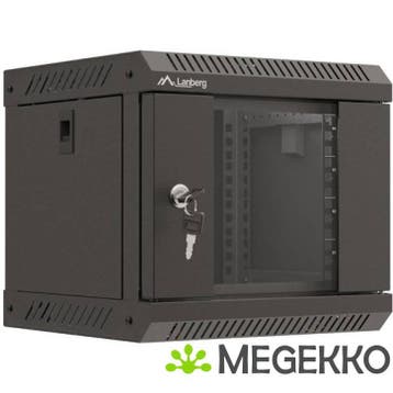 Lanberg WF11-3304-10B rack 4U Wandrek Zwart, Computers en Software, Verzenden, Nieuw