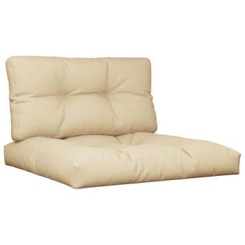 Coussins palette beige - 40% - Retour client, etat neuf, Verzenden