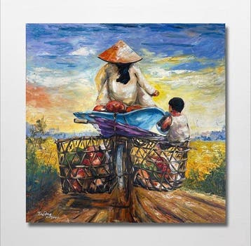 Truong Thu (1991) - Le Poids de lamour 60 60 cm