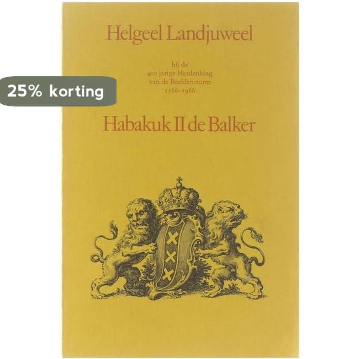 Helgeel landjuweel 9789061690696 Habakuk 2 De Balker, Boeken, Overige Boeken, Gelezen, Verzenden