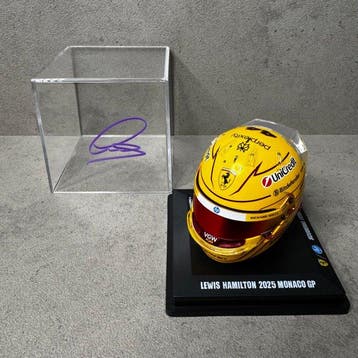 Ferrari - Lewis Hamilton - 2025 Monaco GP - 2025 - Helm op, Verzamelen, Automerken, Motoren en Formule 1, Nieuw