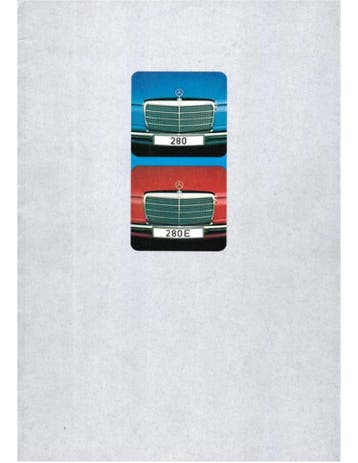 1973 MERCEDES BENZ E KLASSE BROCHURE NEDERLANDS, Ophalen of Verzenden