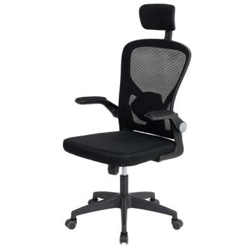 Chaise de bureau ergonomique - noir - Hauteur dassise 46-56, Verzenden, Neuf