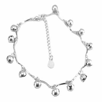 Fako Bijoux - Enkelbandje - Staafjes & Belletjes, Verzenden, Nieuw