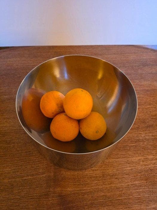 Arne Jacobsen - Kom - Stelton Cylindia-line - Staal -, Antiquités & Art, Antiquités | Meubles | Chaises & Canapés