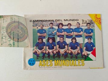 1982 Reyauca Ases Mundiales Diego Maradona, Zico Original, Nieuw