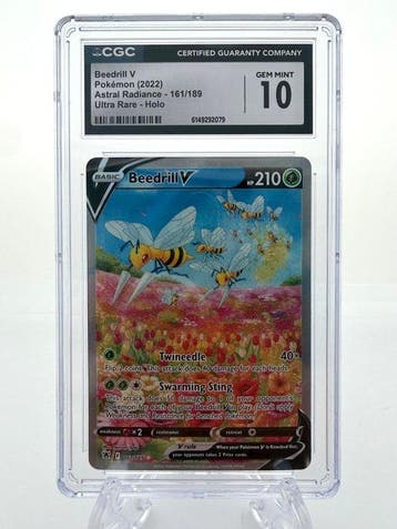 Pokémon - 1 Graded card - Beedrill V - Astral Radiance -, Hobby en Vrije tijd, Nieuw