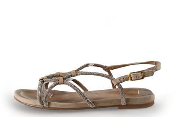 Unisa Sandalen in maat 38 Beige, Verzenden, Beige, Sandalen of Muiltjes, Zo goed als nieuw