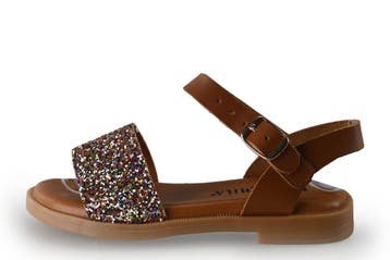 Milo &amp; Mila Sandalen Meisjes in maat 27 Bruin, Verzenden, Jongen of Meisje, Schoenen, Zo goed als nieuw