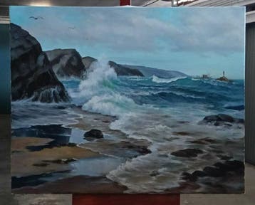 Filippo Stivaletta (1950) - Mare dinverno