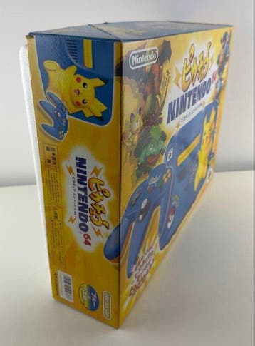 Nintendo - Nintendo 64 Pikachu Blue & Yellow Pokémon Edition, Games en Spelcomputers, Nieuw