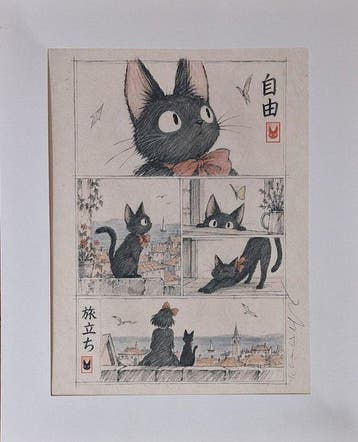Emma Wildfang - Jiji and Kiki - Series -ICONIC PANELS, Nieuw