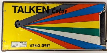 Talken Color - Emaille bord (2) - Metaal