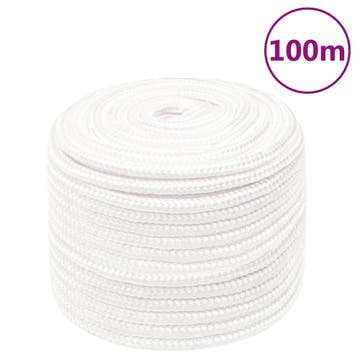vidaXL Boottouw 14 mm 100 m polypropyleen volwit, Verzenden, Nieuw