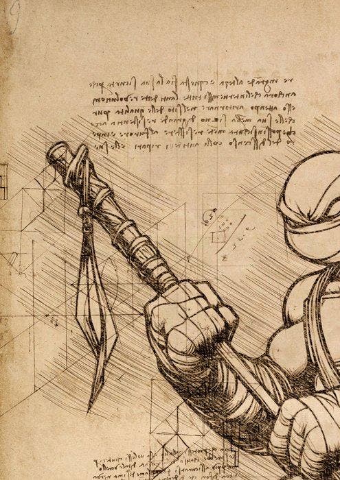 Boriani - Ninja Turtle - Da Vinci Series - limited edition, Antiek en Kunst, Antiek | Overige Antiek