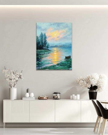 Stefano - Moonrise Over Still Waters