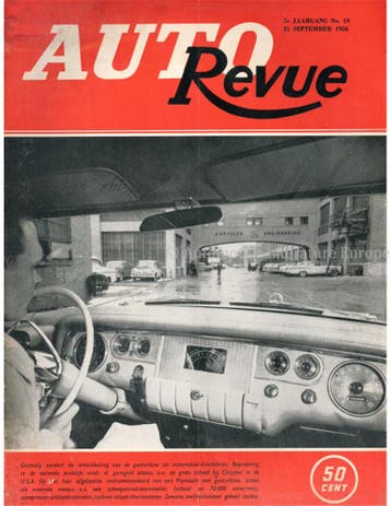 1956 AUTO REVUE MAGAZINE 19 NEDERLANDS, Ophalen of Verzenden, Nieuw