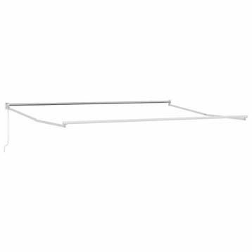 Markies Wit 5 x 3 m Metaal: Stevige luifel voor een fract..., Verzenden, 450 cm of meer, Zo goed als nieuw, 150 tot 300 cm