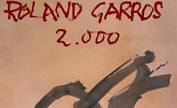 Antoni Tapies - Originalplakat - Roland Garros 2000