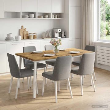 vidaXL Vierkante Eettafel 160 x 80 x 75 cm Massief Acacia, Verzenden