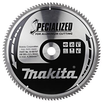 Makita B-09737 Specialized Zaagblad 350x30 mm - 100T, Doe-het-zelf en Bouw, Verzenden, Nieuw