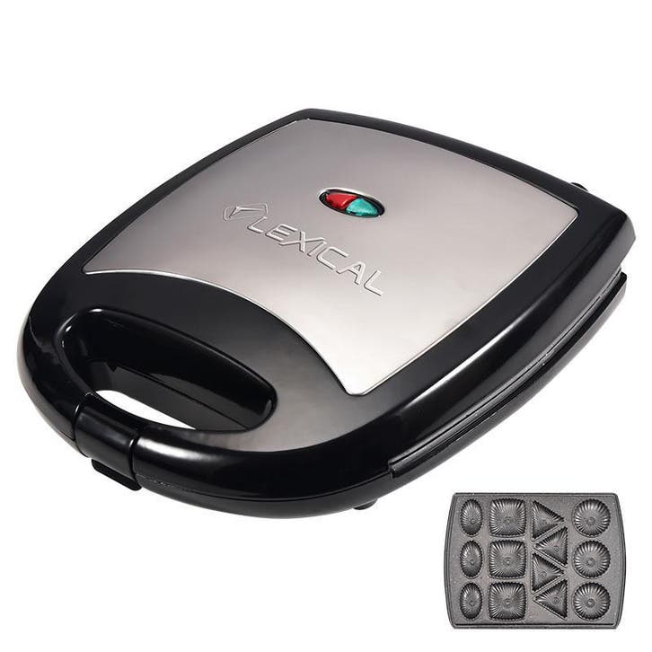 Lexical Cookie maker 1300W/ Graniet Coating, Huis en Inrichting, Keuken | Keukenelementen, Zwart, Nieuw, Ophalen of Verzenden