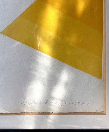 Piero Dorazio (1927-2005) - composizione a triangoli