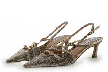 Steve Madden Slingbacks in maat 38 Goud, Kleding | Dames, Overige kleuren, Verzenden, Steve Madden, Zo goed als nieuw