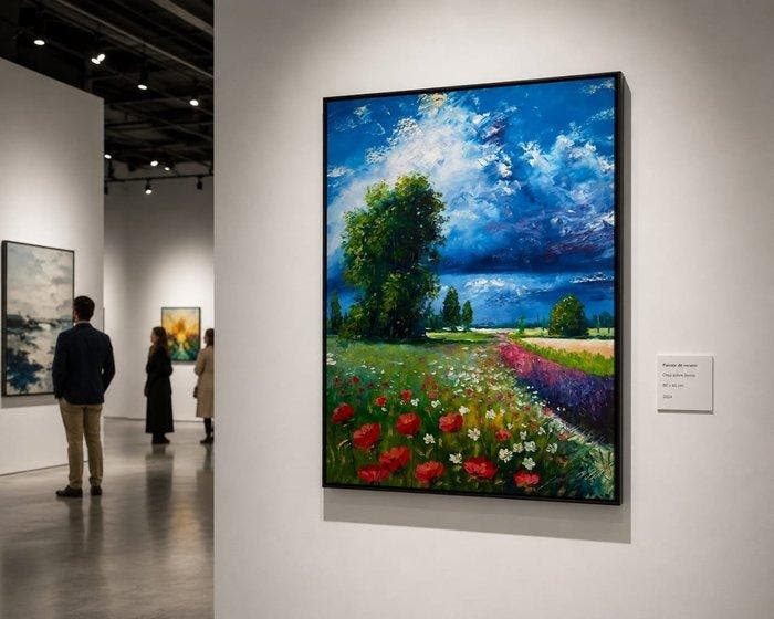 Yuni R. P - Contraste de la Pradera, Antiek en Kunst, Kunst | Schilderijen | Modern