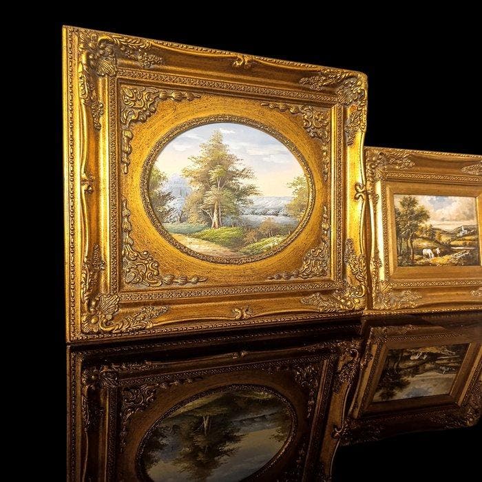 stile barocco - Cadre (2) - Bois, Antiquités & Art, Curiosités & Brocante