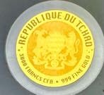 Tsjaad. 3000 Francs 50 anniversary of Moon Landing, 1/500 oz, Postzegels en Munten