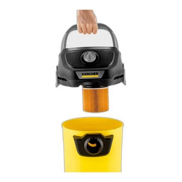 Karcher KWD3 V-15/4/20 Stofzuiger — zo goed als nieuw, Verzenden, Nieuw