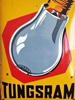Tungsram - Emaille bord - Staal, Emaille