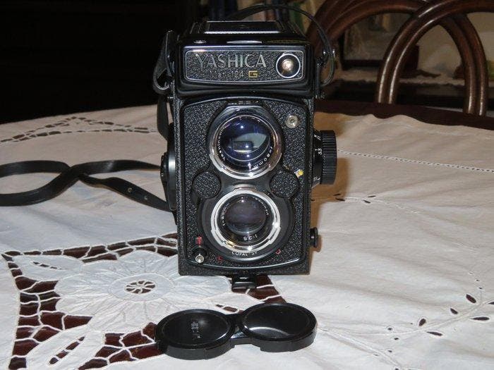 Yashica Mat 124 G Twin lens reflex camera (TLR), Audio, Tv en Foto, Fotocamera's Analoog