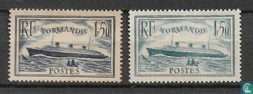 Frankrijk - Passagiersschip Normandie - 1935, Verzenden, Postfris