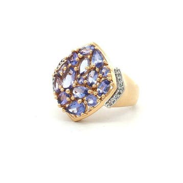 Sans prix de réserve - Bague Argent - 3.11ct. tw. Tanzanite, Nieuw