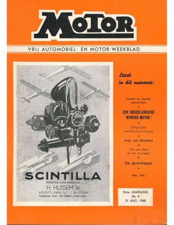 1945 MOTOR MAGAZINE 04 NEDERLANDS, Nieuw